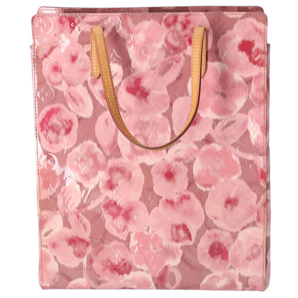 Louis Vuitton Monogram Vernis Ikat Flower Catalina NS Tote Pink M90037 - Picture 4 of 9